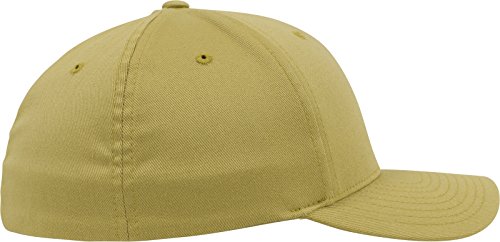 Flexfit Unisex Wooly Combed Baseballkappe, Youth, Curry – Ansicht 6