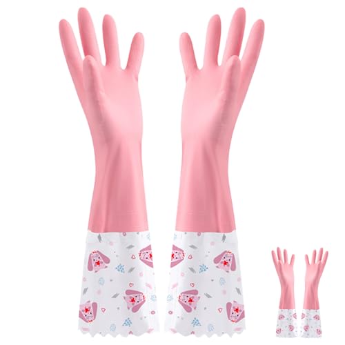 ZenyTra Haushaltshandschuhe Mit Flauschfutter - Extra Lange...