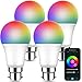 Price comparison product image OHMAXX Smart Bulb, Smart Light Bulbs,APP Contsrol, Smart WiFi Multicolor LED Bulb 8W (75W Equivalent), Smart Light Bulb Works with Alexa, Google Home, 2.4Ghz Only, RGB+W, 2700K (4 Pack)