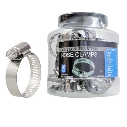 Highcraft Edelstahl Schlauchschellen 30 Stück