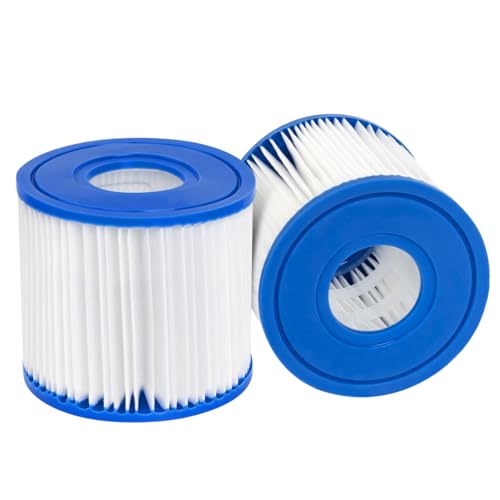 fishing port Pool Filter Cartridge Spa Filter for Type D,Compatible with Summer Waves P...
