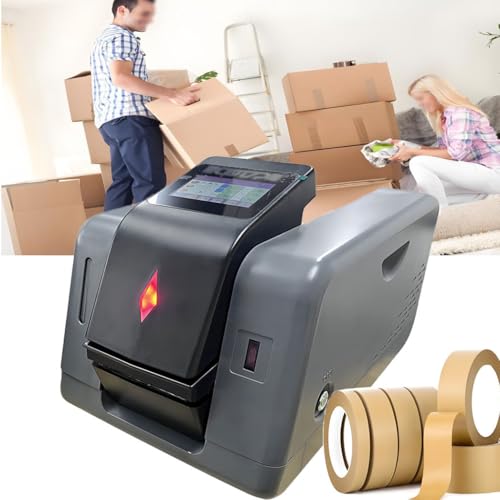 Dispensador automático de cinta con pantalla táctil LED, sensor de onda para una fácil expulsión, ideal para embalaje y uso en oficina