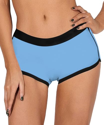 Image of Aueyan Womens Boyshorts Panties Stretchy Boxer Briefs Novelty Lounge Sleep Shorts