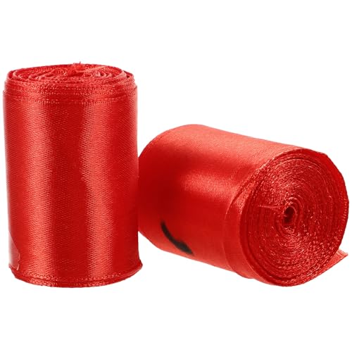 DOITOOL Running Event Finish Strap 2pcs (5m) Race Belt Sturdy Sports Finish Rope Track Running Competition Marking Line for Athletics and Marathon