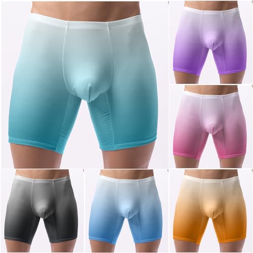 Cambkatl Men's Square Leg Gradient Swim Briefs Swimsuit Athletic Swimwear Bathing Suit Swimming Trunks2