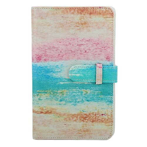Álbum de Fotos Pequeño Portátil, Funda de Cuero PU Resistente Al Agua álbum de Fotos de Cámara Instantánea para Viajes (Pintura de Aceite)