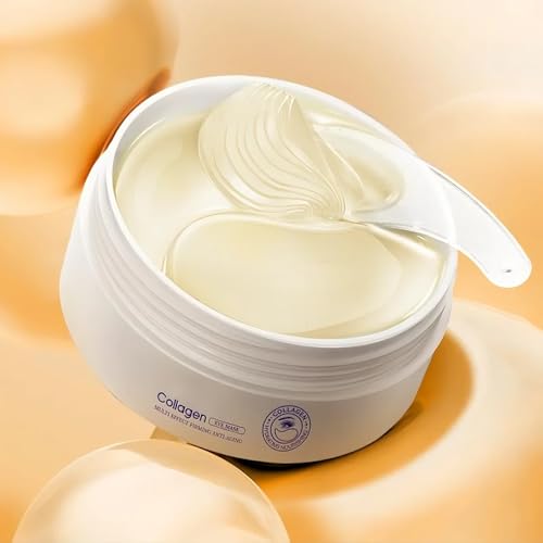 60 PCS Parches Ojos,almohadillas antiedad para los ojos,Máscara Eye Patches de Colágeno,Para Reducir Bolsas y Atenuar Ojeras,Aliviar La Fatiga y Reafirmar La Piel - imagen 6