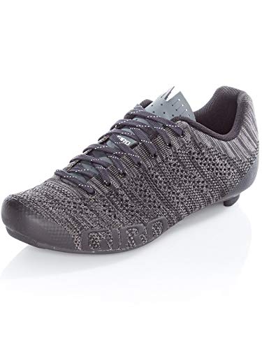 DWR trattato Giro Empire E70 Knit Road, Scarpe da Ciclismo Uomo, Multicolore (Black/Charcoal Heather 000), 40 EU