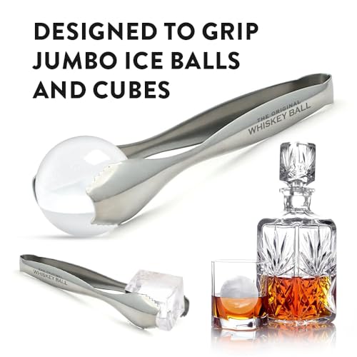 The Original Whiskey Ball WB-TONGS Ice Tongs For Jumbo Ice Balls And King Cubes thumb #1