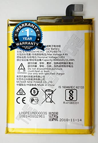 Image of THE BATTERY STORE Original HE341 Battery for Nokia 2.1 (2018) TA-1080, TA1084, TA-1092, TA1093 Battery with 1 Year warrenty**** (NN286)