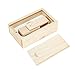 Unidad flash USB de madera de arce con rotación USB 3.0 de 8 GB con caja de madera (3.0 8GB)