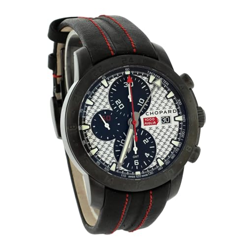 Pre-Loved Mille Miglia Zagato Chronograph Automatic Watch PVD Coated Stainless Steel and Leather 42, Black3