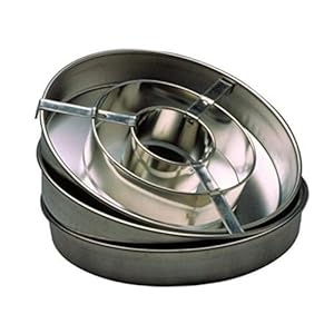 Norpro 4-teiliges Schachbrett-Kuchenform-Set