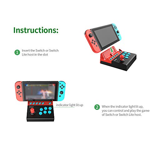 Joystick de jogo, Andoer PG-9136A Arcade Game Joystick Single Rocker Mini portátil Gamepad Controlle