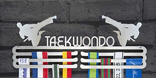 Affichage de la médaille de Taekwondo pour ranger ses trophées muraux sans tiroirs