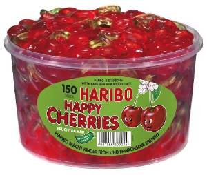 HARIBO Happy Cherries, Dose, 2er Pack (2 x 1200g)