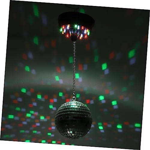 IWOWHERO Disco Ball Lights Rotating Mirror Ball Led 12cm Non-Battery Party Stage Ktv Home Dec