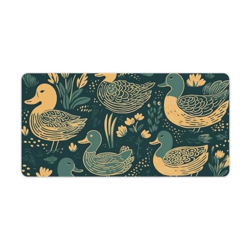 Tapis de souris de jeu grande taille vert avec base antidérapante