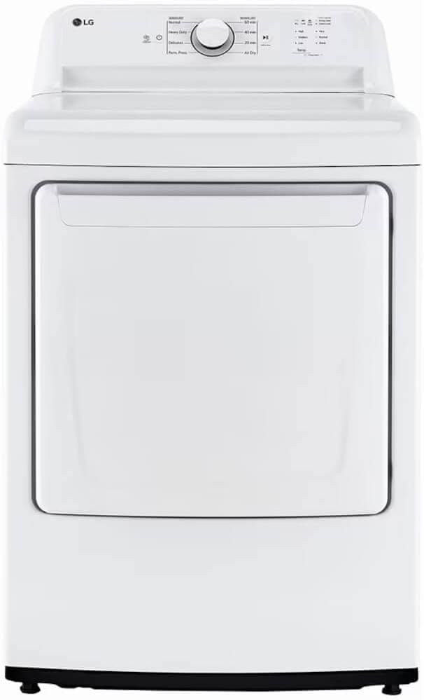 LG 7.3 cu. ft. Ultra Large Capacity Rear Control Electric Dryer with Sensor Dry White