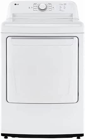LG 7.3 cu. ft. Ultra Large Capacity Electric Dryer with Sensor Dry, White
