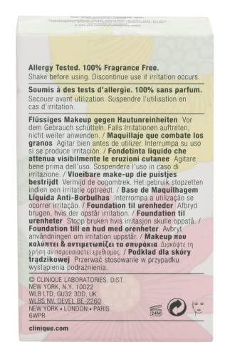 Clinique Acne Solutions Oil-Free Anti-Blemish Liquid Makeup Foundation - 06 Fresh Sand (M), 1Oz/30Ml #TOP3