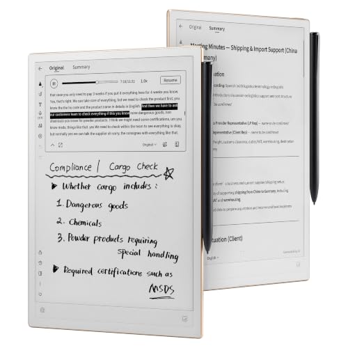 Image of iflytek AINOTE 2, 10.65 inch E-Ink Tablet, AI Note Taking Tablet for Meeting, Ultra-Thin 4.2mm Digital Notebook with Voice-to-Text, 18-Language Transcription, Handwritten-to-Text, Ideal for Work&Study