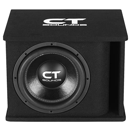 Image of CT Sounds Single 12 inch 1300W Loaded Tropo Series Ported Car Subwoofer Box - TROPO-1X12D2
