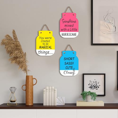 Image of Zesta Wooden Wall Hanging Decorative Items /Hanging Home Wall Decor Items /MDF Decoration Items for Home /Cute Wall Art For Living Room /Home Decor Items Living Room (JAR-10)