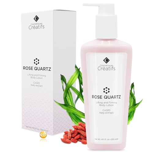 Cosmétiques Créatifs Rose Quartz Body Lotion with CoQ10, Kelp Extract and Hydrating Antioxidants,