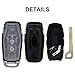 Key Fob Cover Shell Fit for Ford F150 F250 F350 Mustange Fusion Explorer Edge Replacement for 5 Button Smart Key for Proximity Remote
