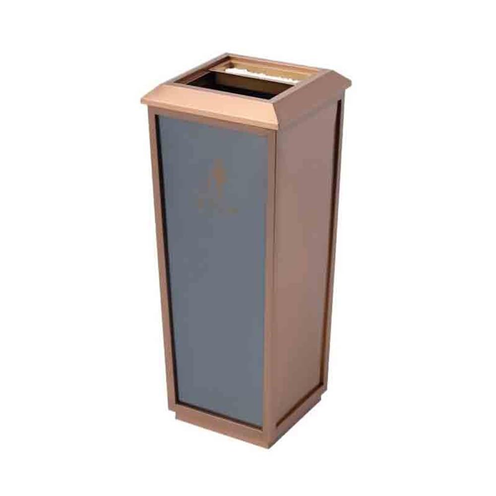 OWOHYG Ashtray Trash Can Ash Column Hotel Trash Can Lobby Vertical Stainless Steel Corridor Aisle Hotel Club Hall Outdoor Outdoor Ashtrays For Cigarettes.Brass