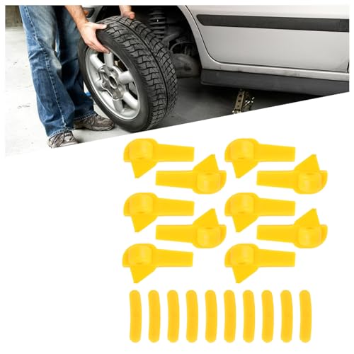 Image of 20 Pack Tire Changer Duck Head Inserts, ABS Mount Demount Rim Protector Pads for Compatible Tire Machine Duckheads, Replacement Tyre Changer Accessories