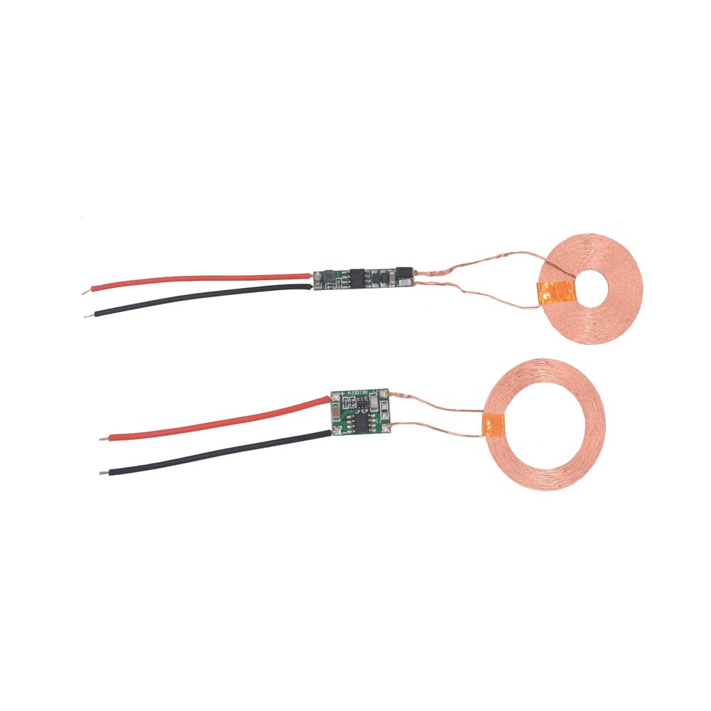 Taidacent Wireless Portable Charger Module Magnetic Power Bank Wireless Charging Board 5V Transmitter +Receiver Coil Inductive