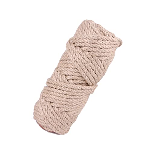 LIOOBO Cat Scratching Twine Post Accessories 6mm Sisal Rope 10m Long Sturdy Climbing Board for Cats