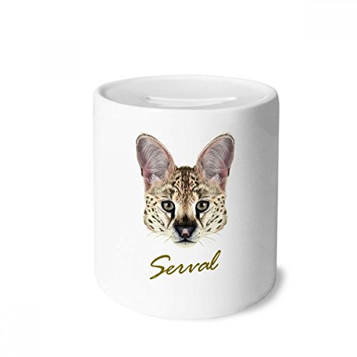 Tirelire monnaie serval sauvage pour ne plus perdre vos pièces