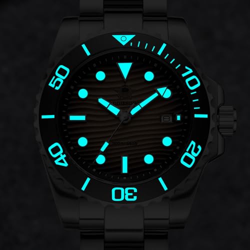Image of ADDIESDIVE 41MM Men's Quartz Watch Stainless Steel Bracelet Dive Watch