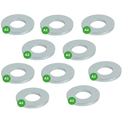 City Deco Centre FORM C WASHER A2 STAINLESS STEEL (Pack of 10) (M8 x 21mm OD) Cover