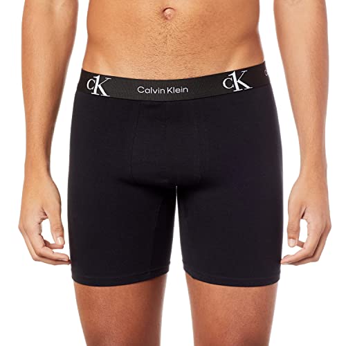 Cuecas boxer longa cotton, Calvin Klein, Masculino, preto, G