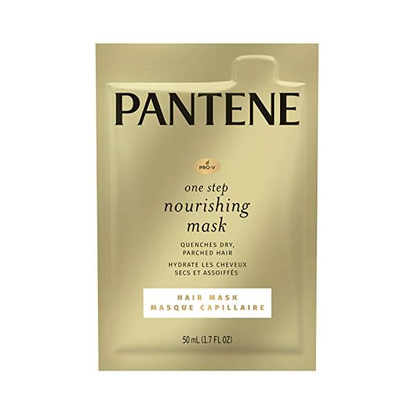 Pantene, Pro-V One Step Nourishing Hair Mask, Moisturize and Restore, 1.7 fl oz, 10 Count