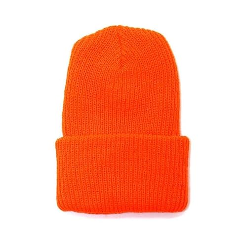 [Broner �u���[�i�[] Value Knit Cuff Cap �j�b�g�L���b�v �r�[�j�[ �j�b�g�X �����Y ���f�B�[�X ���n �A�����J�� (Blaze Orange)