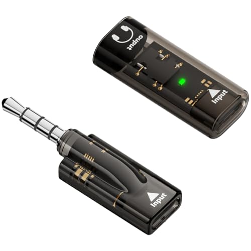 3.5mm to USB-C Audio Adapter, 16bit/48KHz, Black
