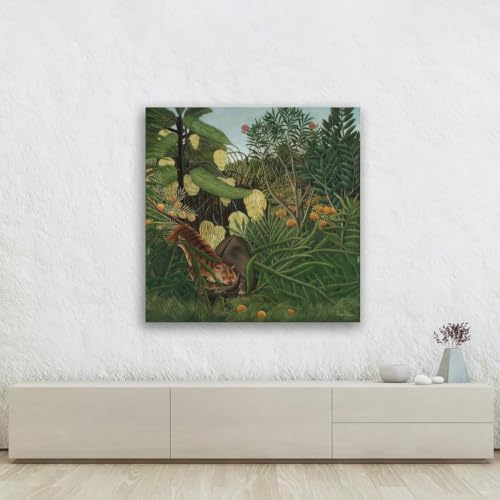 Cuadro de lienzo artístico de Henri Rousseau para decoración elegante 3