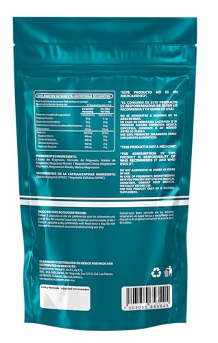 Vitamínicos, glicinato de magnesio gnc Marca WELLTHY (2)