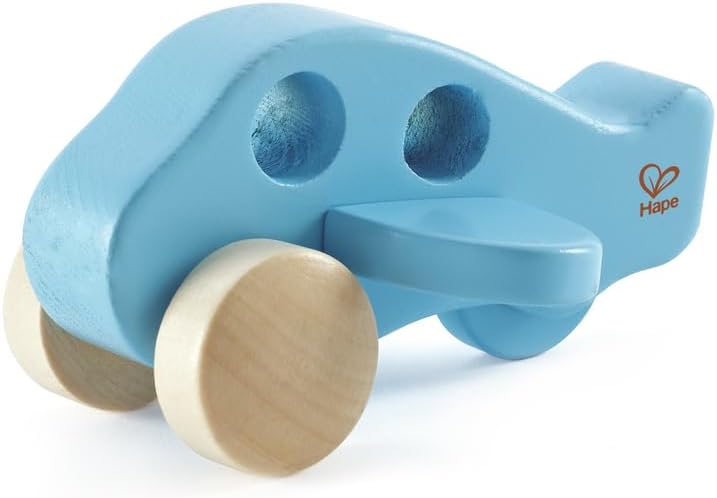 Hape Wooden Mini Airplane| Wooden Educational Learning Toys for Toddler Gift