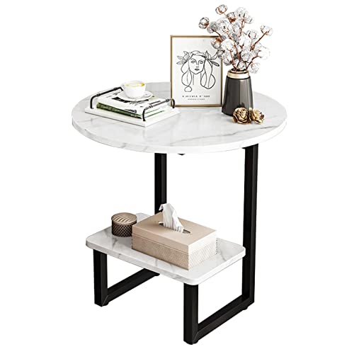 Table basse gigogne et table d'appoint moderne avec cadre en métal pour salon et bureau