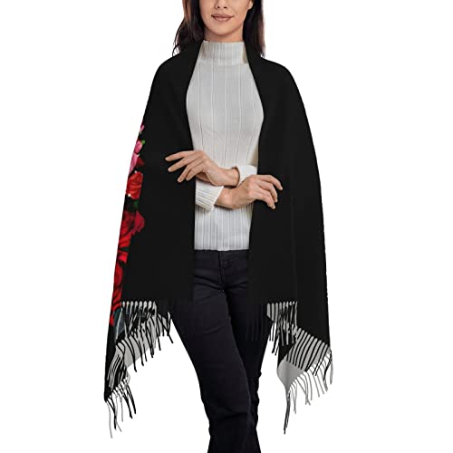 YQIUSM Virgin Mary Shawl Wrap For Women Virgen de Guadalupe Blanket Scarf3