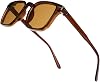 Lorraine Dark Brown Unisex Sunglasses
