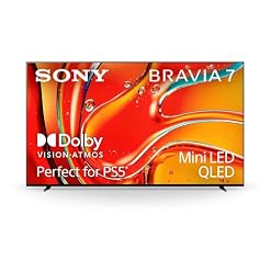 Sony 75 Inch Mini LED QLED 4K Ultra HD TV BRAVIA 7 Smart Google TV with Dolby Vision HDR and Exclusive Features for PlayStation5 K 75XR70
