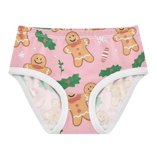 Cute Baking Design Girls' Underwear Breathable Material Organic Underwear for Girls in Sizes 2T,3T, 4T, 5T, 6Y and 8Y
