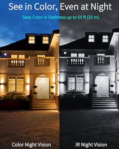 Image of 4MP Security Cameras Wireless Outdoor, 4 Cam-Kit, Solar Powered Home Security Camera System, 5G & 2.4G WiFi, 2K Color Night Vision, PIR /AI Detection, Real-time Spotlight Alarm, Two-Way Audio